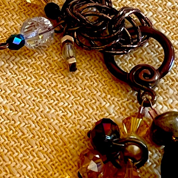 Larger Wrists? Artisan Double Bronzed Charmed Bracelet.  Fits up to 8.5” wrist. - Picture 6 of 7